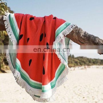 Fashion Sexy Beach Dress Round Custom Beach Towel