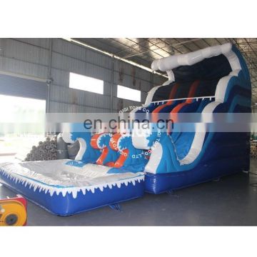 5m high slide,inflables juegos, beach waves inflable slide with pool