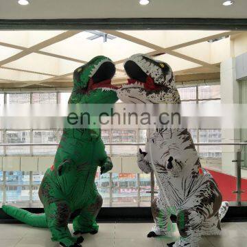 HI 2017 high quality inflatable costume dinosaur inflatable costume for adults