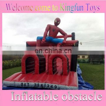 Spiderman inflatable obstacle courses for kids