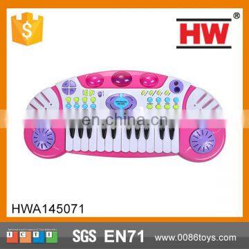 Plastic Cartoor Electronic Organ Toys Musical Toy Kids Pink Piano