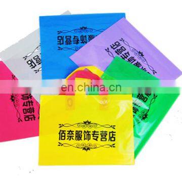 High quality colour Printing handle shopping plastic bag for gifts and promotion