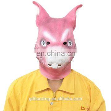 Fashion Funny Natural Klipdas Rabbit Party Colorful Latex Rubber Full Head Masks photo-2