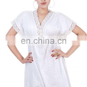 Cotton Hand Short Sleeve dress