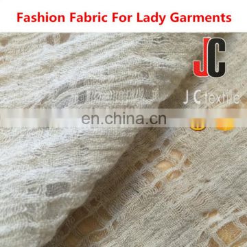 JC-M251646 wholesale Yarn dyed cotton nylon linen fabric fabrics of clothing