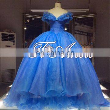 Cinderella Princess Floor-length High Quality Sexy Wedding Evening Dresses/charming Attacted Eyes See Back Wedding Evening Dress photo-2