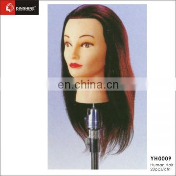 Salon Mannequin Real Human Hair Training Head Mannequin