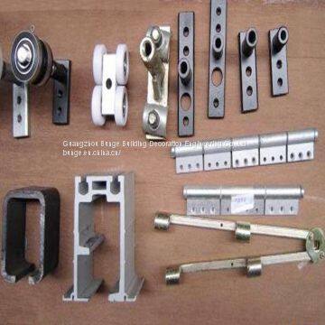Powder Coated Aluminum Sliding Partition Wall Components for Operable Windows & Doors photo-4