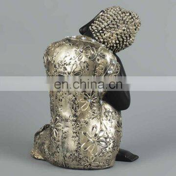 Polyresin Buddha Head Figurine 08