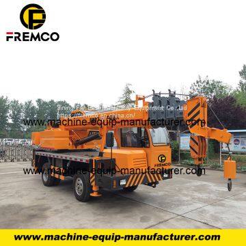 6 ton Small lorry truck crane,telescopic boom lorry crane homemade chassis