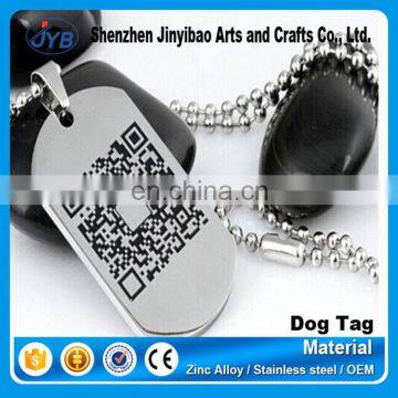 custom colorful stainless steel dog tag adilia with bar code