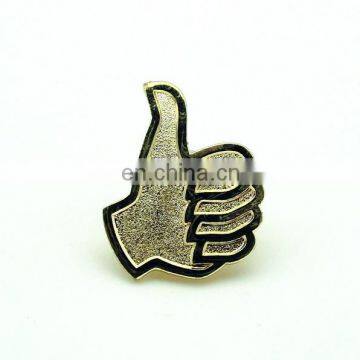 Die Stamped Custom Design Gold Plated Praise LAPEL PIN BADGE