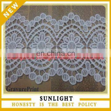 New Fashion Nylon Spandex Cotton Snowflake Wedding Lace Trim