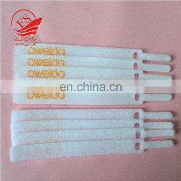 100% nylon/polyester releasable T-shape hook and loop cable tie