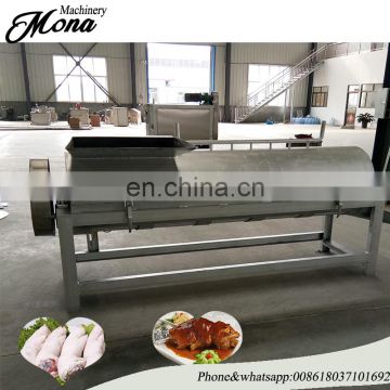 New Design Cattle Feet hair removing Machine/Equipment for Cow Slaughte Line