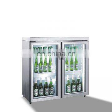 Air-Cooling Retail Store Beer Glass Display Cabinet Freezer Refrigerator Chiller Cooler