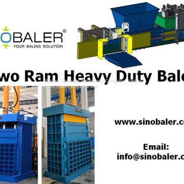 Two Ram Heavy Duty Baler Machine