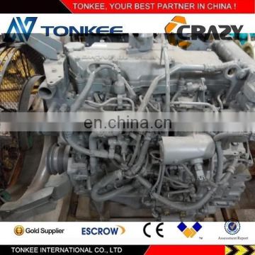 Original Used Excavator SH-210 diesel 4HK1 engine assy,4HK1 complete engine assy for sumitomo