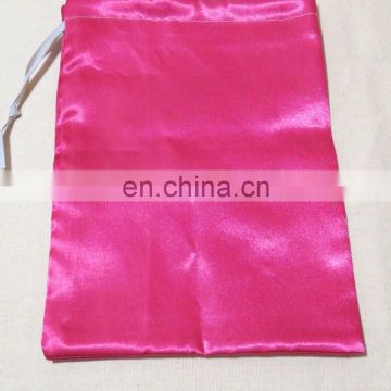 custom large satin drawstring dust bag for shoe