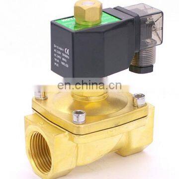 PU-20K G3/4 inch 2 way normal open air water oil brass valve direct type General solenoid valve