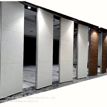 Room Partition Walls Folding Office Soundproof Acoustic Screen Hanging Style Melamine Board Operate Walls Folding Foldable Hotel Walls Room Partitions photo-4