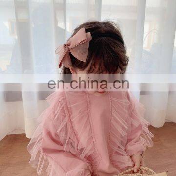 8276/Dress Beautiful Comfortable Spring Sweatshirts for Baby Girls Cotton Boutique Girls Loose Top