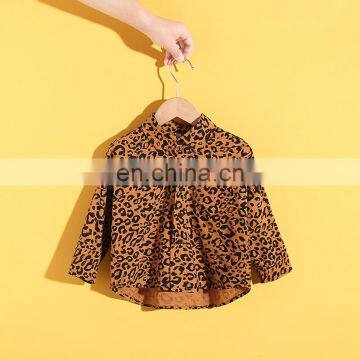 kids boys girls leopard print shirt