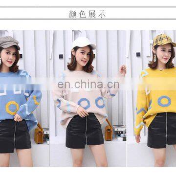 Woman Womens 2020 New Design Korea Stylish Pullover Sweater Knitting Pattern Sweater photo-3