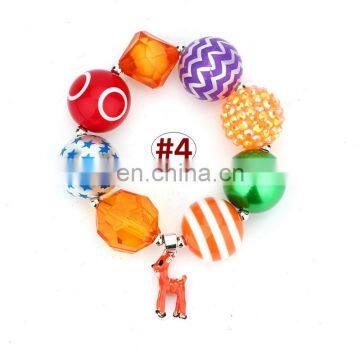 Children Bracelet Kids Girl Colorful Bracelet With Deer Pendants Birthday Holiday Gift 4Colors photo-5