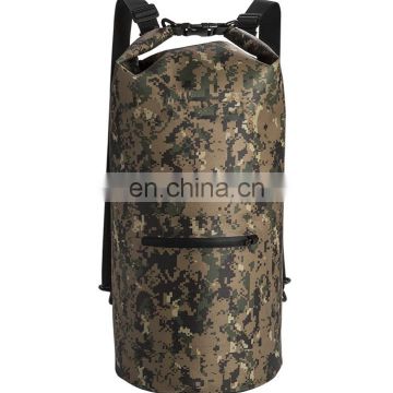 Military Tactical backpack duffel outdoor sports pack Camouflage roll top backpack