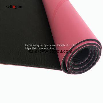 Eco Friendly PU Natural Rubber Yoga Mats Anti Slip Factory photo-4