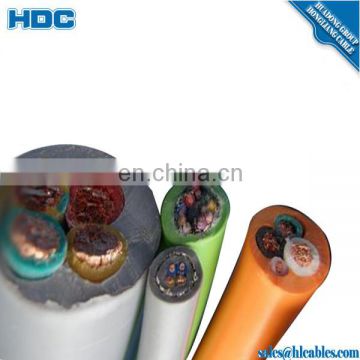 Flexible Copper Conductor Rubber Sheathed Rubber Cable H07RN-F4G6mm2