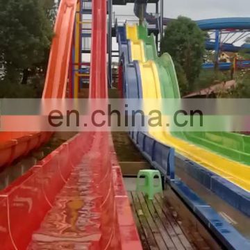 Yellow Fiberglass Water Slides Water Park Slides  for Sale