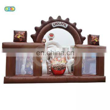 chocolate inflatable jumper bouncer jumping bouncy castle bounce house