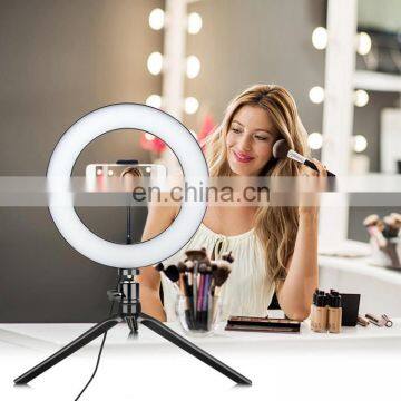 6 8 10 12 14 Inch Desktop LED Ring Light With Tripod Stand For Tiktok YouTube Video Live Broadcast photo-2