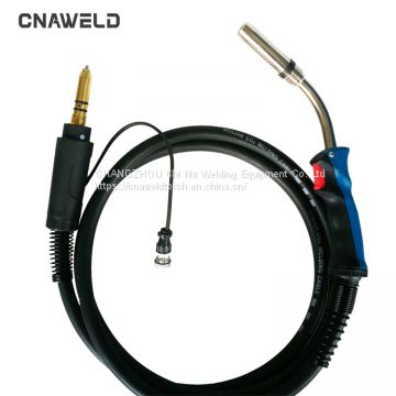 CNAWELD High Quality Euro blue handle welding torch MB 36KD torch welding with Miller type connector