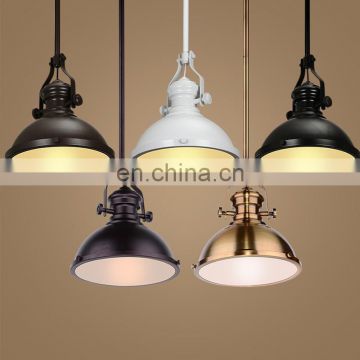 European Style Industrial Vintage Loft Iron Bar Decor Pendant Light