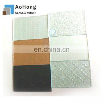 3MM 4MM 5MM 6MM clear bronze tinted Patterned Glass