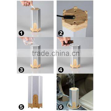 USA Standard Mini Usb Car Air Purifier Negative Ion Car Air Purifier Freshener for Car Air Purifier photo-5