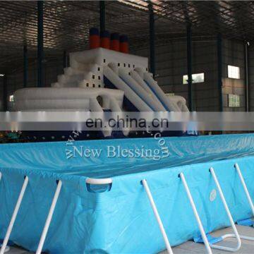 Popular Giant Inflatable Pool Slide,commercial Inflatable Titanic Slide for Sale photo-6