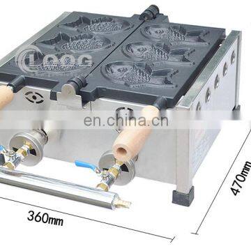 Baking Machine 3 Pieces Gas Japanese Taiyaki Maker Commercial Grill Fish Waffle Maker photo-2