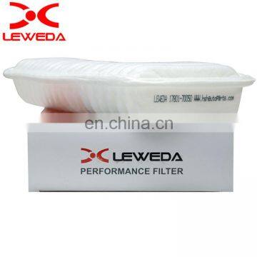 China famous brand paper for air filter auto parts 17801-70050