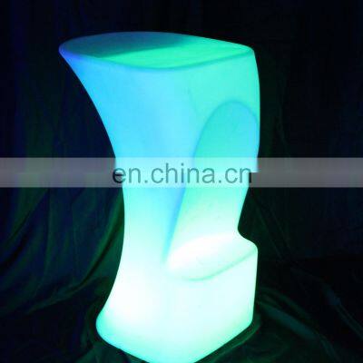 Modern design night bar light up led bar chairs stool for pub