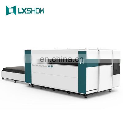 2021 LXSHOW cnc enclosed type fiber laser cutting machine 1kw 2kw 3kw 4kw  for stainless steel / laser cutting machine 4000w