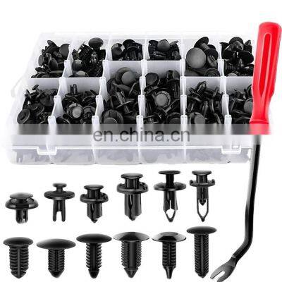 240pcs Push Retainer Car Bumper Clips with 12 Most Popular Automotive clip auto plastic fastener kit