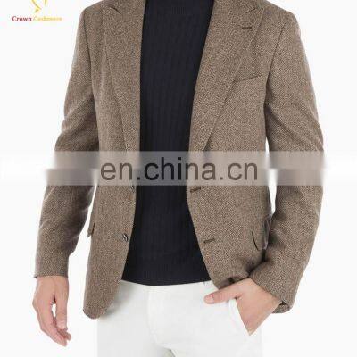 Men Black Turtleneck Rib Stitch Cashmere Sweater photo-4