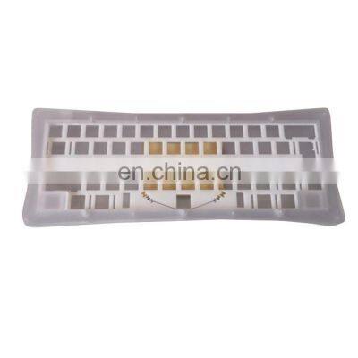 CNC machining Kotua prophet Kyuu custom keyboard aluminum 6063 6061-T6 PC 60% 65% board