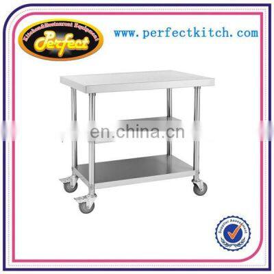304 Stainless Steel Restaurant Work Bench / Customized 201Stainless Steel Kitchen Work Table photo-5