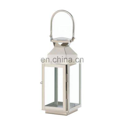 Valentine 304 Outdoor Lantern Stainless Steel Candle Lantern Table Centerpieces Indoor Lantern