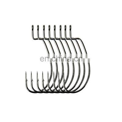 High Quality High Carbon Steel Fishing Worm Hooks